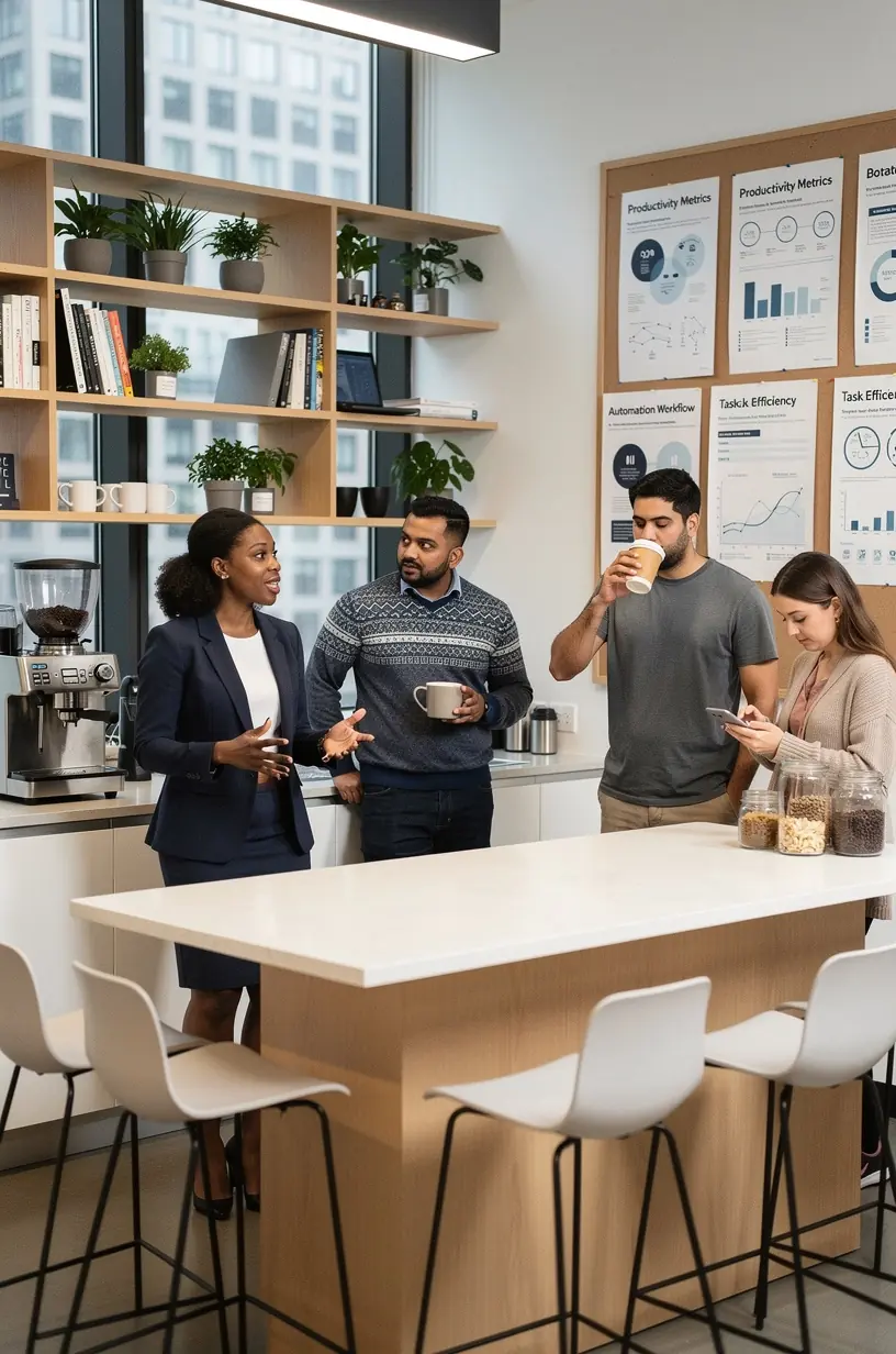 Screenshot of a productivity dashboard highlighting key performance indicators and task completion rates.